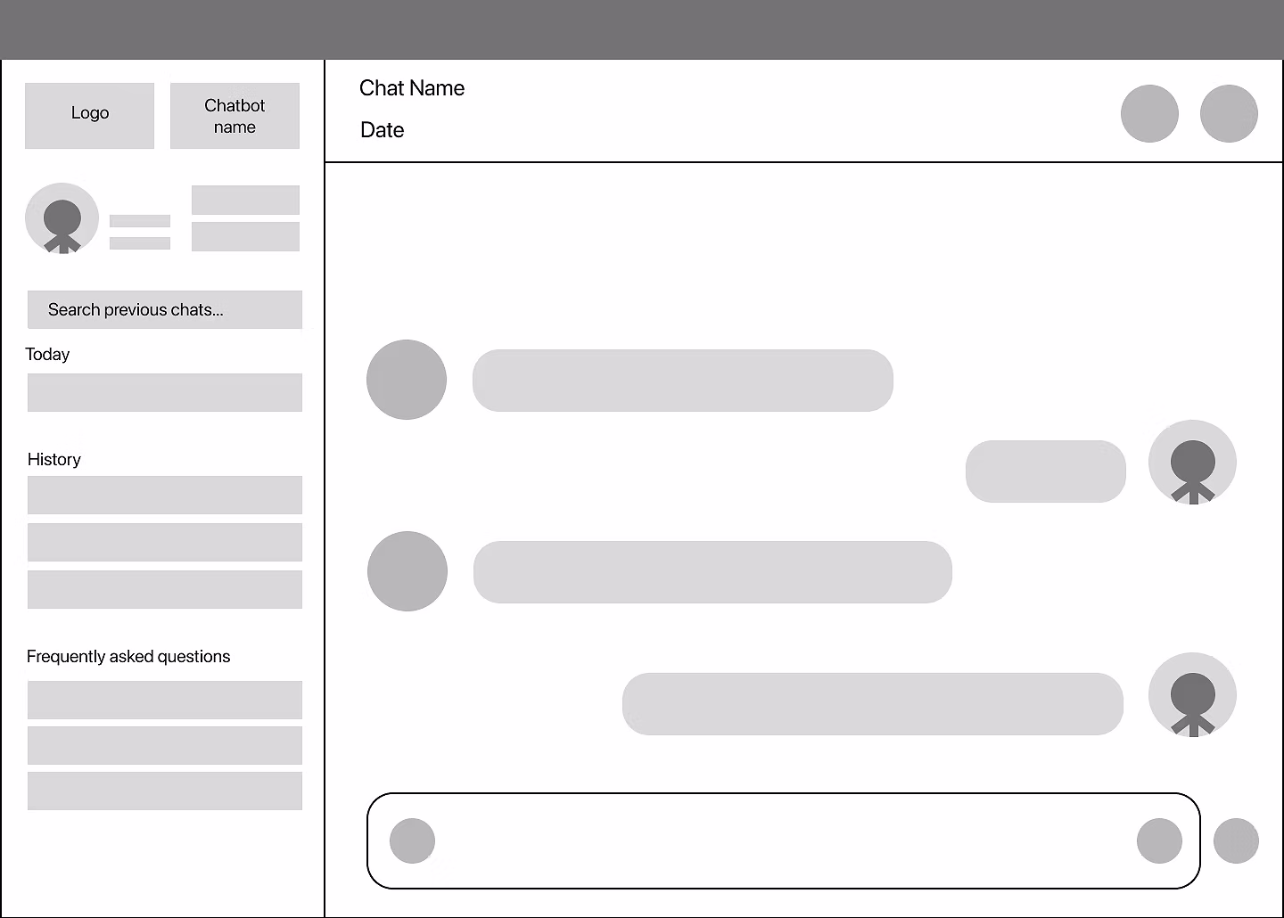 Lo-fi wireframe